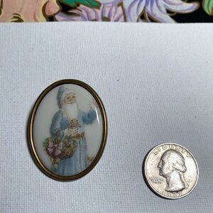 Vintage Santa Claus Brooch